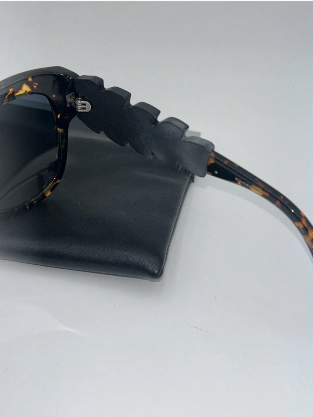 Fendi Special Edition Sunnies FF0139S N6DHD Havana Spotted Crystals Black & Case - Picture 11 of 13